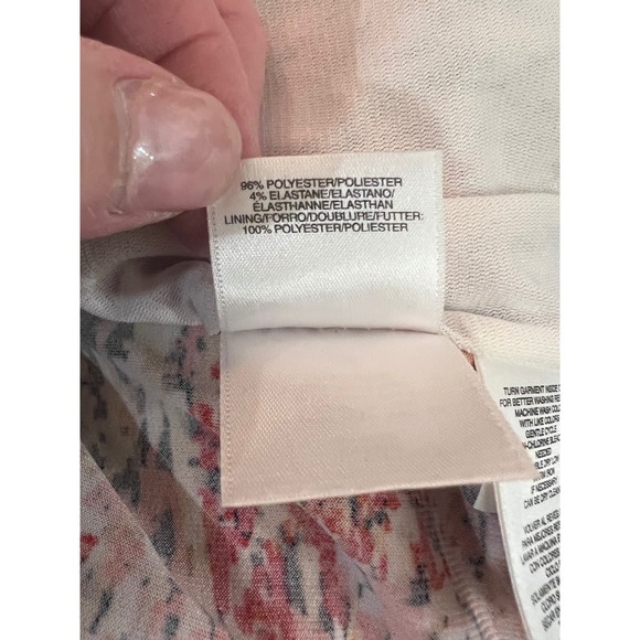 Jones Studio Sleeveless Blouse Abstract Print Casual Top L - Picture 3 of 3